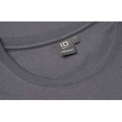 ARBEITS-T-SHIRT DAMEN | PRO Wear 317 von ID / Farbe: silver grey / 50% BAUMWOLLE 50% POLYESTER