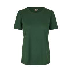 ARBEITS-T-SHIRT DAMEN | TENCEL 529 von ID / Farbe: flaschengrün / 70% Polyester (recycled) 30% Lyocell