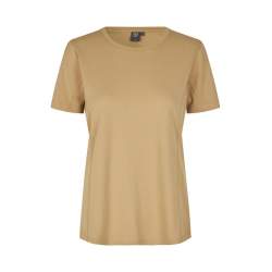 ARBEITS-T-SHIRT DAMEN | TENCEL 529 von ID / Farbe: sand / 70% Polyester (recycled) 30% Lyocell