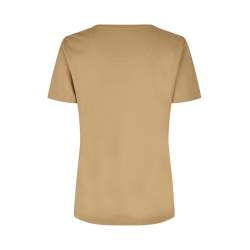 ARBEITS-T-SHIRT DAMEN | TENCEL 529 von ID / Farbe: sand / 70% Polyester (recycled) 30% Lyocell