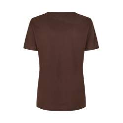 ARBEITS-T-SHIRT DAMEN | TENCEL 529 von ID / Farbe: mokka / 70% Polyester (recycled) 30% Lyocell