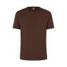 ARBEITS-T-SHIRT HERREN | Stretch Komfort 594 von ID / Farbe: mokka / 95% BAUMWOLLE 5% ELASTHAN