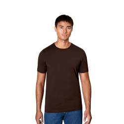 ARBEITS-T-SHIRT HERREN | Stretch Komfort 594 von ID / Farbe: mokka / 95% BAUMWOLLE 5% ELASTHAN