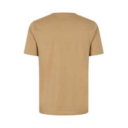 ARBEITS-T-SHIRT HERREN | Stretch Komfort 594 von ID / Farbe: sand / 95% BAUMWOLLE 5% ELASTHAN