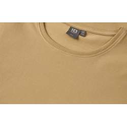 ARBEITS-T-SHIRT HERREN | Stretch Komfort 594 von ID / Farbe: sand / 95% BAUMWOLLE 5% ELASTHAN