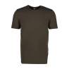 ARBEITS-T-SHIRT HERREN | Stretch Komfort 594 von ID / Farbe: oliv / 95% BAUMWOLLE 5% ELASTHAN