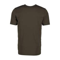 ARBEITS-T-SHIRT HERREN | Stretch Komfort 594 von ID / Farbe: oliv / 95% BAUMWOLLE 5% ELASTHAN