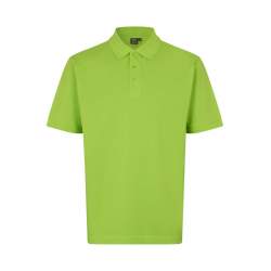 ARBEITS-POLO-SHIRT HERREN | PRO Wear 324 von ID / Farbe: lime / 50% BAUMWOLLE 50% POLYESTER