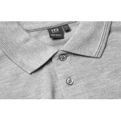 ARBEITS-POLO-SHIRT HERREN | PRO Wear 324 von ID / Farbe:  grau meliert / 50% BAUMWOLLE 50% POLYESTER