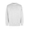 ARBEITS-SWEATSHIRT / ARBEITSPULLOVER HERREN | Classic 600 von ID / Farbe: hellgrau meliert / 70% BAUMWOLLE 30% POLYESTER