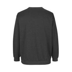 ARBEITS-SWEATSHIRT / ARBEITSPULLOVER HERREN | Classic 600 von ID / Farbe: graphit meliert / 70% BAUMWOLLE 30% POLYESTER