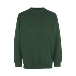 ARBEITS-SWEATSHIRT / ARBEITSPULLOVER HERREN | Classic 600 von ID / Farbe: flaschengrün / 70% BAUMWOLLE 30% POLYESTER