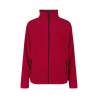 ARBEITSJACKE / FLEECEJACKE DAMEN | Cardigan 805 von ID / Farbe: rot / 100% POLYESTER