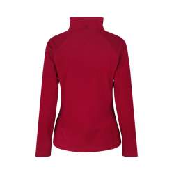 ARBEITSJACKE / FLEECEJACKE DAMEN | Zip'n'Mix 807 von ID / Farbe: rot / 100% POLYESTER