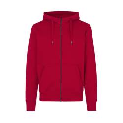 ARBEITS-HOODIE / ARBEITSPULLOVER HERREN | CORE 638 von ID / Farbe: rot / 60% BAUMWOLLE 40% POLYESTER