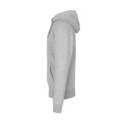 ARBEITS-HOODIE / ARBEITSPULLOVER HERREN | CORE 638 von ID / Farbe: grau meliert / 60% BAUMWOLLE 40% POLYESTER