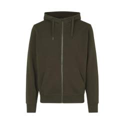 ARBEITS-HOODIE / ARBEITSPULLOVER HERREN | CORE 638 von ID / Farbe: oliv / 60% BAUMWOLLE 40% POLYESTER