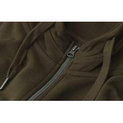 ARBEITS-HOODIE / ARBEITSPULLOVER HERREN | CORE 638 von ID / Farbe: oliv / 60% BAUMWOLLE 40% POLYESTER