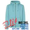 ARBEITS-HOODIE / ARBEITSPULLOVER HERREN | CORE 638 von ID / Farbe: altaqua / 60% BAUMWOLLE 40% POLYESTER