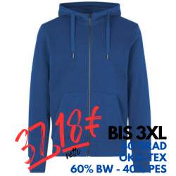 ARBEITS-HOODIE / ARBEITSPULLOVER HERREN | CORE 638 von ID / Farbe: azur / 60% BAUMWOLLE 40% POLYESTER