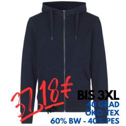 ARBEITS-HOODIE / ARBEITSPULLOVER HERREN | CORE 638 von ID / Farbe: navy / 60% BAUMWOLLE 40% POLYESTER