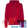 ARBEITS-HOODIE / ARBEITSPULLOVER HERREN | CORE 638 von ID / Farbe: rot / 60% BAUMWOLLE 40% POLYESTER