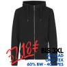 ARBEITS-HOODIE / ARBEITSPULLOVER HERREN | CORE 638 von ID / Farbe: schwarz / 60% BAUMWOLLE 40% POLYESTER