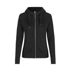 ARBEITS-HOODIE / ARBEITSPULLOVER DAMEN | CORE 639 von ID / Farbe: schwarz / 60% BAUMWOLLE 40% POLYESTER