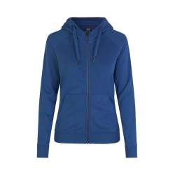 ARBEITS-HOODIE / ARBEITSPULLOVER DAMEN | CORE 639 von ID / Farbe: azur / 60% BAUMWOLLE 40% POLYESTER