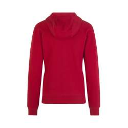 ARBEITS-HOODIE / ARBEITSPULLOVER DAMEN | CORE 639 von ID / Farbe: rot / 60% BAUMWOLLE 40% POLYESTER