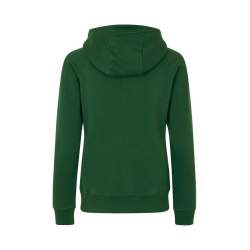 ARBEITS-HOODIE / ARBEITSPULLOVER DAMEN | CORE 639 von ID / Farbe: flaschengrün / 60% BAUMWOLLE 40% POLYESTER