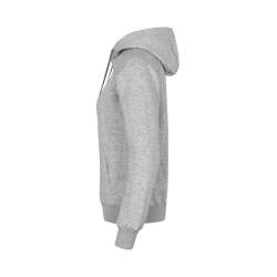 ARBEITS-HOODIE / ARBEITSPULLOVER DAMEN | CORE 639 von ID / Farbe: altgrau meliert / 60% BAUMWOLLE 40% POLYESTER