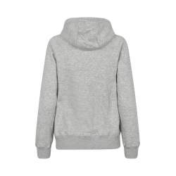 ARBEITS-HOODIE / ARBEITSPULLOVER DAMEN | CORE 639 von ID / Farbe: altgrau meliert / 60% BAUMWOLLE 40% POLYESTER