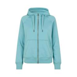 ARBEITS-HOODIE / ARBEITSPULLOVER DAMEN | CORE 639 von ID / Farbe: altaqua / 60% BAUMWOLLE 40% POLYESTER