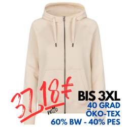 ARBEITS-HOODIE / ARBEITSPULLOVER DAMEN | CORE 639 von ID / Farbe: off-white / 60% BAUMWOLLE 40% POLYESTER