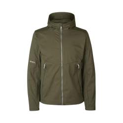 ARBETISJACKE / SOFTSHELLJACKE HERREN | 836 von ID / Farbe: oliv / 100% POLYESTER