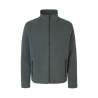 ARBEITSJACKE / FLEECEJACKE HERREN | Cardigan 803 von ID / Farbe: grau / 100% POLYESTER