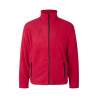 ARBEITSJACKE / FLEECEJACKE HERREN | Cardigan 803 von ID / Farbe: rot / 100% POLYESTER