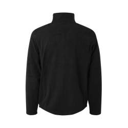 ARBEITSJACKE / FLEECEJACKE HERREN | Cardigan 803 von ID / Farbe: schwarz / 100% POLYESTER