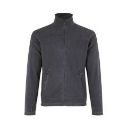 ARBEITSJACKE / FLEECEJACKE HERREN | Zip'n'Mix 806 von ID / Farbe: grau / 100% POLYESTER