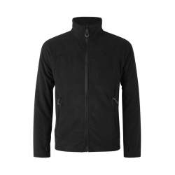 ARBEITSJACKE / FLEECEJACKE HERREN | Zip'n'Mix 806 von ID / Farbe: schwarz / 100% POLYESTER