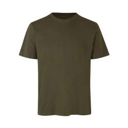 ARBEITS-T-SHIRT HERREN | 552 von ID / Farbe: oliv / 100% BAUMWOLLE