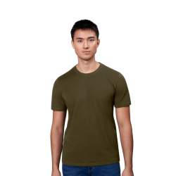 ARBEITS-T-SHIRT HERREN | 552 von ID / Farbe: oliv / 100% BAUMWOLLE