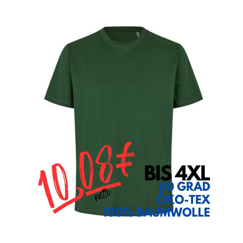 ARBEITS-T-SHIRT HERREN | 552 von ID / Farbe: flaschengrün / 100% BAUMWOLLE | MEIN-KASACK.de - KASACK - KASACKS