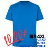 ARBEITS-T-SHIRT HERREN | 552 von ID / Farbe: azur / 100% BAUMWOLLE