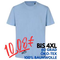 ARBEITS-T-SHIRT HERREN | 552 von ID / Farbe: hellblau / 100% BAUMWOLLE