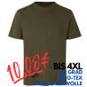 ARBEITS-T-SHIRT HERREN | 552 von ID / Farbe: oliv / 100% BAUMWOLLE