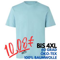 ARBEITS-T-SHIRT HERREN | 552 von ID / Farbe: altaqua / 100% BAUMWOLLE