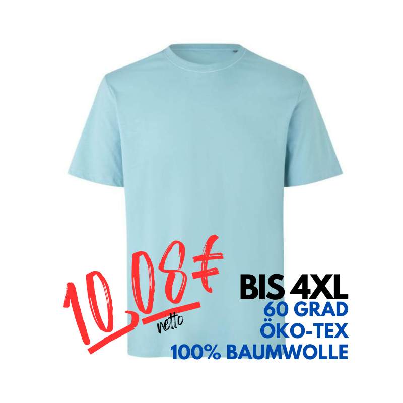 ARBEITS-T-SHIRT HERREN | 552 von ID / Farbe: altaqua / 100% BAUMWOLLE | MEIN-KASACK.de - KASACK - KASACKS