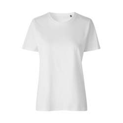 ARBEITS-T-SHIRT DAMEN | 553 von ID / Farbe: weiß / 100% BAUMWOLLE